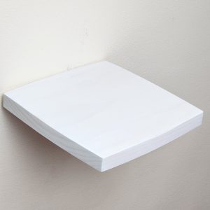 Floating Shelf Small Wooden Square Shelf Wall Plant Holder Pre-installed Screw Collectibles Display Showcase Key Miniature Organizer